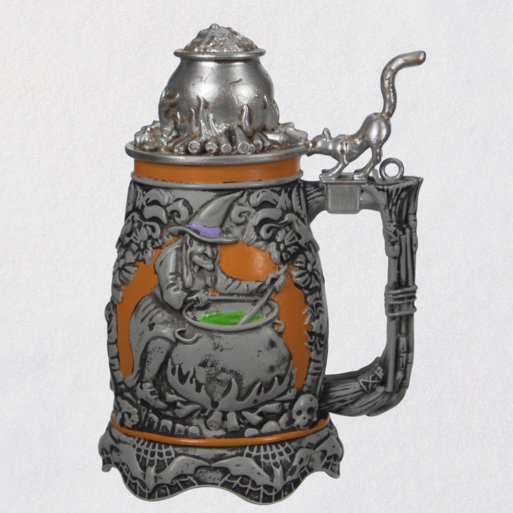 Hallmark‎ 2022 Keepsake Hoppy Halloween Beer Stein Ornament